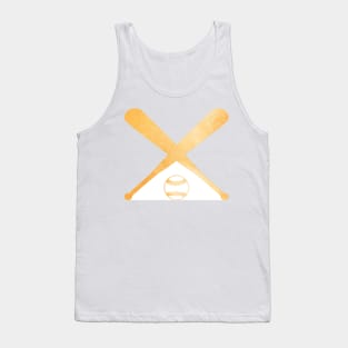 Softball Orange Tank Top